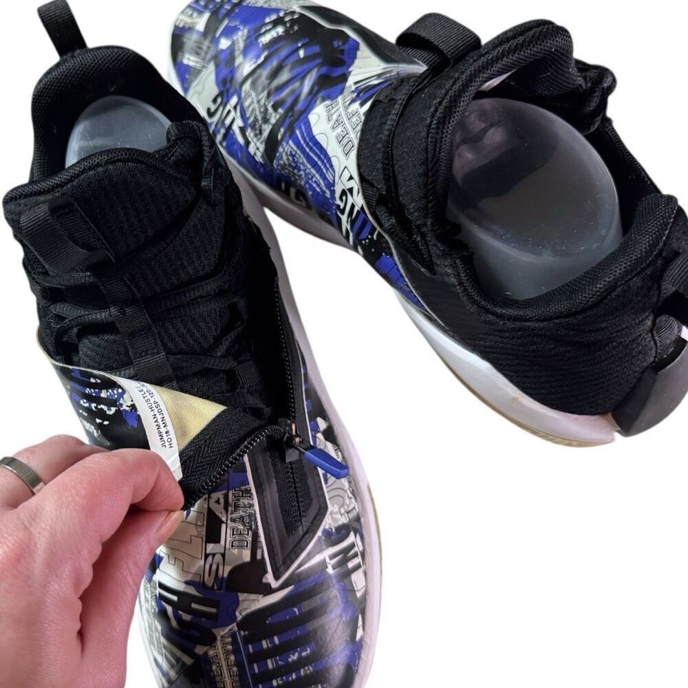 Air Jordan Jumpman Hustle 'Dark Concord' Basketball Shoes AQO397-500 Size 9.5 - Picture 6 of 16